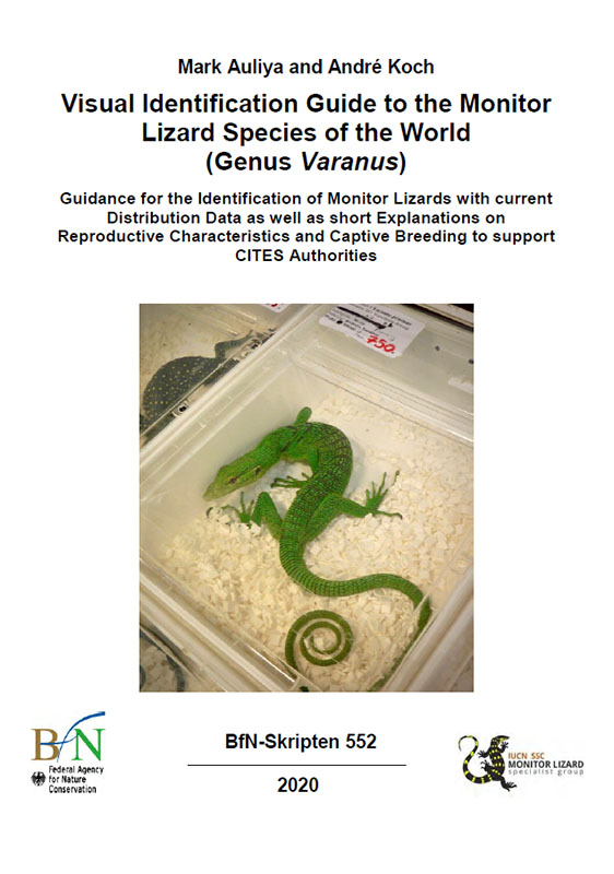 Visual Identification Guide to the Monitor Lizard Species of the World (Genus Varanus)