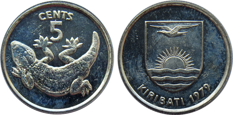 5 центов, Карибати, 1979.